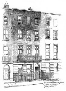 Benjamin Franklinin talo, 36 Craven Street, Lontoo, 1912