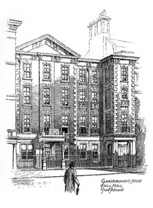 Gainsboroughsin talo, Pall Mall, Lontoo, 1912 tekijältä Frederick Adcock