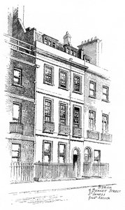 Lord Byronin talo, 4 Bennett Street, St James, Lontoo, 1912