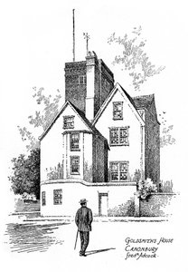 Oliver Goldsmiths House, Canonbury, Islington, 1912 tekijältä Frederick Adcock