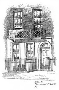 Percy Bysshe Shelleysin talo, Marchmont Street, Bloomsbury, Lontoo, 1912