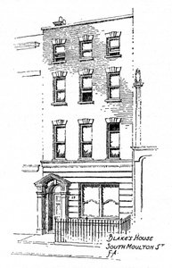 William Blakesin talo, 17 South Molton Street, Lontoo, 1912.