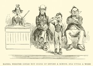 Daniel Webster ei voinut nousta koulun eteen ja lausua sanaakaan tekijältä Frederick Burr Opper