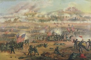 Fredericksburgin taistelu 13. joulukuuta 1862 tekijältä Frederick Cavada