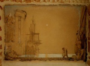 Lastin purkaminen (lyijykynä ja liitu) tekijältä Frederick Cayley Robinson