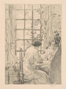 Kirjoituspöytä, 1915. tekijältä Frederick Childe Hassam