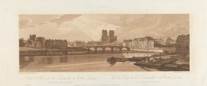 Näkymä Pont de la Tournellelle ja Notre Damelle, otettu Arsenal 1802:sta