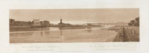 Näkymä Chaillot & C:n kylästä otettu Pont de la Concordesta 1803; Kilpi 17 Pariisin Viewsista, Emanuel Volume -jäljitys levystä B1981.25.2626