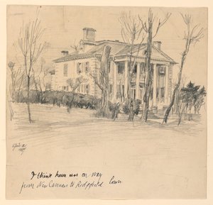 Governor Lounsbury House, Main Street, Ridgefield, Conn. tekijältä Frederick Dielman