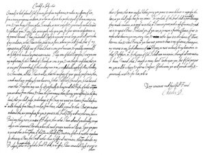 Englannin kuninkaan Charles I:n kirje Ormonden herttualle, 1645 1865.