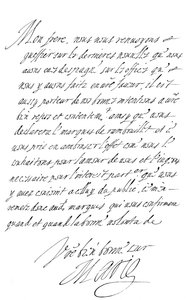 Marie de Medicin kirje Savoyn herttualle, 1500-luvun loppu - 1600-luvun alku 1865. tekijältä Frederick George Netherclift