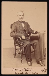 Ashbel Welchin muotokuva 1809-1882, ennen vuotta 1882.
