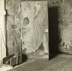 Kelmscottin kartano: Kelmcott Kelsean Kylpylähuone: Gobeliinihuoneessa tekijältä Frederick H. Evans