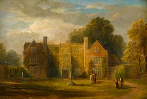 Castle Bromwich Hall, Warwickshire, n. 1827-1891 (öljy aluksella)