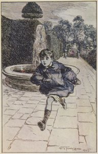 Rudyard Kiplingin kuvitus Heille (väri litho) tekijältä Frederick Henry Townsend
