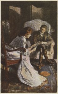 Rudyard Kiplingin kuvitus Heille (väri litho) tekijältä Frederick Henry Townsend