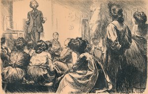 Iltataiteen kurssimme ovat alkaneet, 1905 tekijältä Frederick Henry Townsend