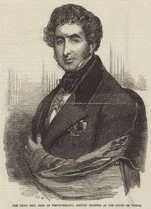 Westmorlandin oikea Earl, Britannian ministeri Wienin tuomioistuimessa tekijältä Frederick John Skill
