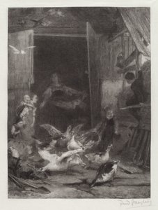 Nimetön (maatilakohtaus) tekijältä Frederick Juengling