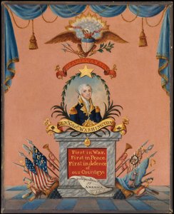 Amerikkalainen tähti George Washington, n. 1803.