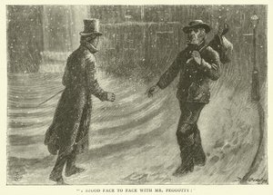 Kuvitus David Copperfieldille tekijältä Frederick L. Bernard