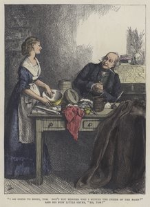 Kuvitus Martin Chuzzlewitille tekijältä Frederick L. Bernard