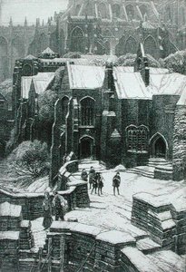 Almonry, Chipping Campden 1925 (etsaus) tekijältä Frederick Landseer Maur Griggs