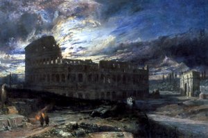 Rooman Colosseum Moonlightissa, 1859