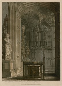 East End of South Aisle, Westminster Abbey, Lontoo tekijältä Frederick Mackenzie