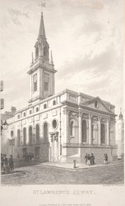 St. Lawrence Jewry, kaiverrus T. Turnbull tekijältä Frederick Mackenzie