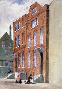 Näkymä kirkkoherran kansliasta, Bell Yard, Knightrider Street, Lontoo, 1841.