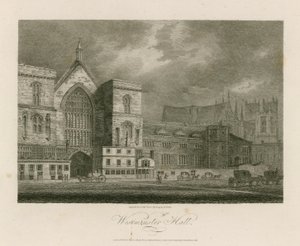 Westminster Hall tekijältä Frederick Nash