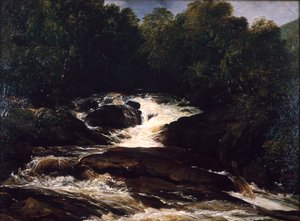 "A Devonshire Stream", 1860 tekijältä Frederick Richard Lee