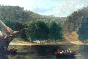 Rannikkokohtaus, 1835