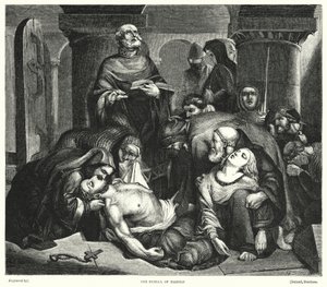 Haroldin hautaus (kaiverrus) tekijältä Frederick Richard Pickersgill