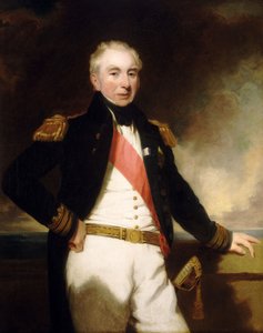 Amiraali Sir Robert Stopford (1768-1847), 1800-luvun alkupuoli ja puoliväli (öljy kankaalle).