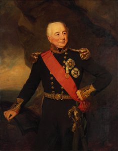 Amiraali Sir William Hargood (1762-1839), 1800-luvun alku (öljymaalaus).