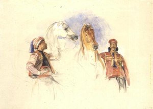 Hevosmiesten luonnoksia tekijältä Frederick S. Lewis