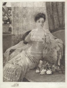 Nimetön (Tyttö sohvalla) tekijältä Frederick W. Freer