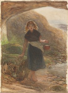 Sinisimpukoiden keräilijä tekijältä Frederick Walker