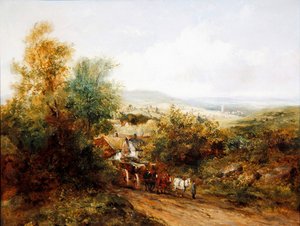 Maisema (öljy kankaalle)