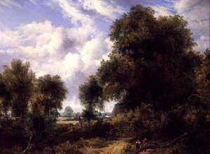 Metsäinen maisema tekijältä Frederick Waters Watts