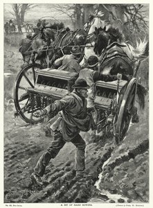 Hieman kovaa kylvöä (litho) tekijältä Frederick William (after) Burton