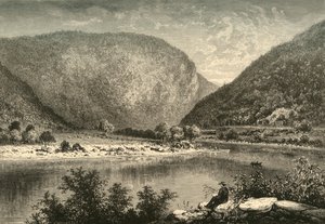 Delaware Water-Gap, 1872. tekijältä Frederick William Quartley