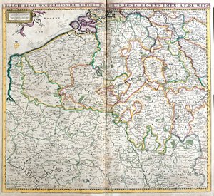 Belgia, Luxemburg, N tekijältä Frederick de Wit