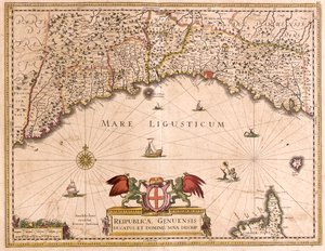 Liguria, Italia tekijältä Frederick de Wit