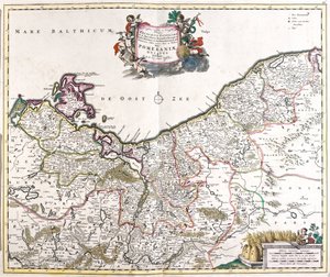 Mecklenburg-Vorpommern, Länsi-Pommerin lääni, Pommerin lääni, Saksaa tekijältä Frederick de Wit