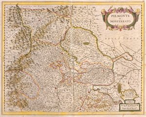Piemonte, Italia tekijältä Frederick de Wit