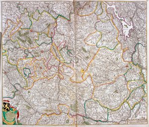 Etelä-Hollanti, Pohjois-Brabant, Flanderin alue, Vallonia, Brysselin alue, Limburg, Alankomaat, Belgia. tekijältä Frederick de Wit
