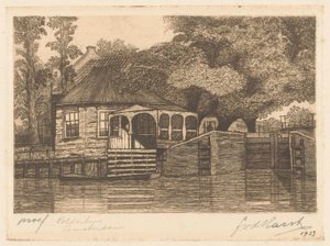 Polderhuis (alkuperäinen nimi esineessä) tekijältä Frederik van der Harst (signed by artist)